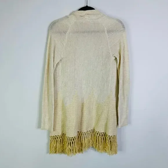Lilly Pulitzer Tatum Long Fringe Hem Cardigan Size XS - Picture 6 of 6